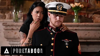 Dana Vespoli, A Widowed Milf, Desires Her Stepson To Wear Her Late Husband'S Military Uniform