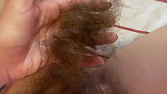 Intense Up-Close View Of Tidying Up My Lengthy Pubic Hair