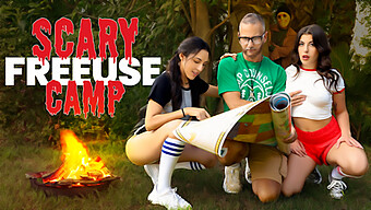 Freeuse Fantasy Presents A Thrilling Camp Of Uninhibited Fun Featuring Tattooed Temptress Gal Ritchie And A Big Cocked Calvin Hardy In A Steamy Threesome With Selena Ivy.