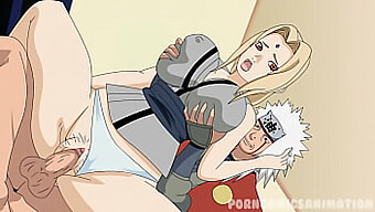 Paródia Pornô De Mangá - Sexo Selvagem De Tsunade E Jiraiya (Animado)