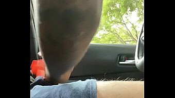 Amateur Couple Indulges In Public Sex In Uber