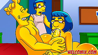 Barty Ottaa Momma Simpson Vuonna Simptoons Porno Parodia